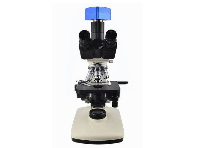 Laborausrüstungs-Mikroskop 3W LED Trinocular Mikroskop-10x 40x 100x