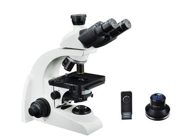 China Trinocular Laborausrüstungs-Mikroskop-Weiß des Dunkelfeld-Mikroskop-40X fournisseur