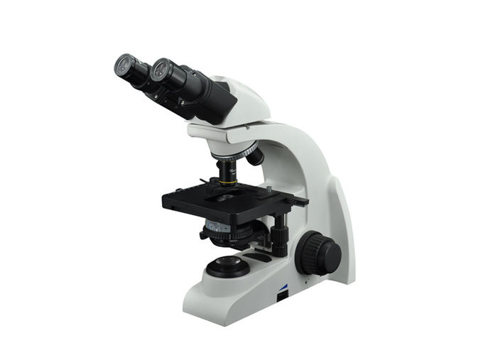 weißes Schwarzes der linearen Wiedergabe 6V 20W Labordes biologischen Mikroskop-40-1000X