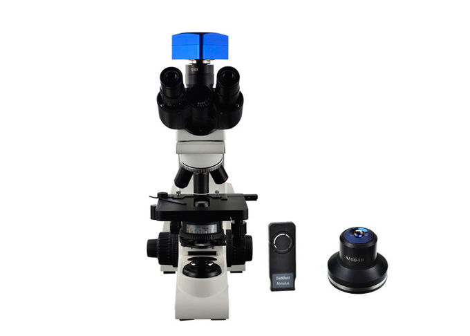 Trinocular Laborausrüstungs-Mikroskop-Weiß des Dunkelfeld-Mikroskop-40X